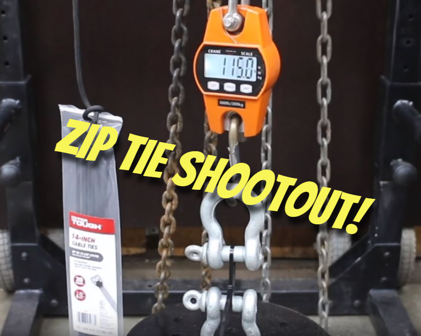Zip Tie Shootout: What's the best brand?