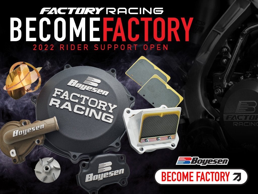 MEETING RIDER’S PERFORMANCE EXPECTATION IS THE CORNERSTONE OF BOYESEN’S NEW 2022 RIDER SUPPORT PROGRAM