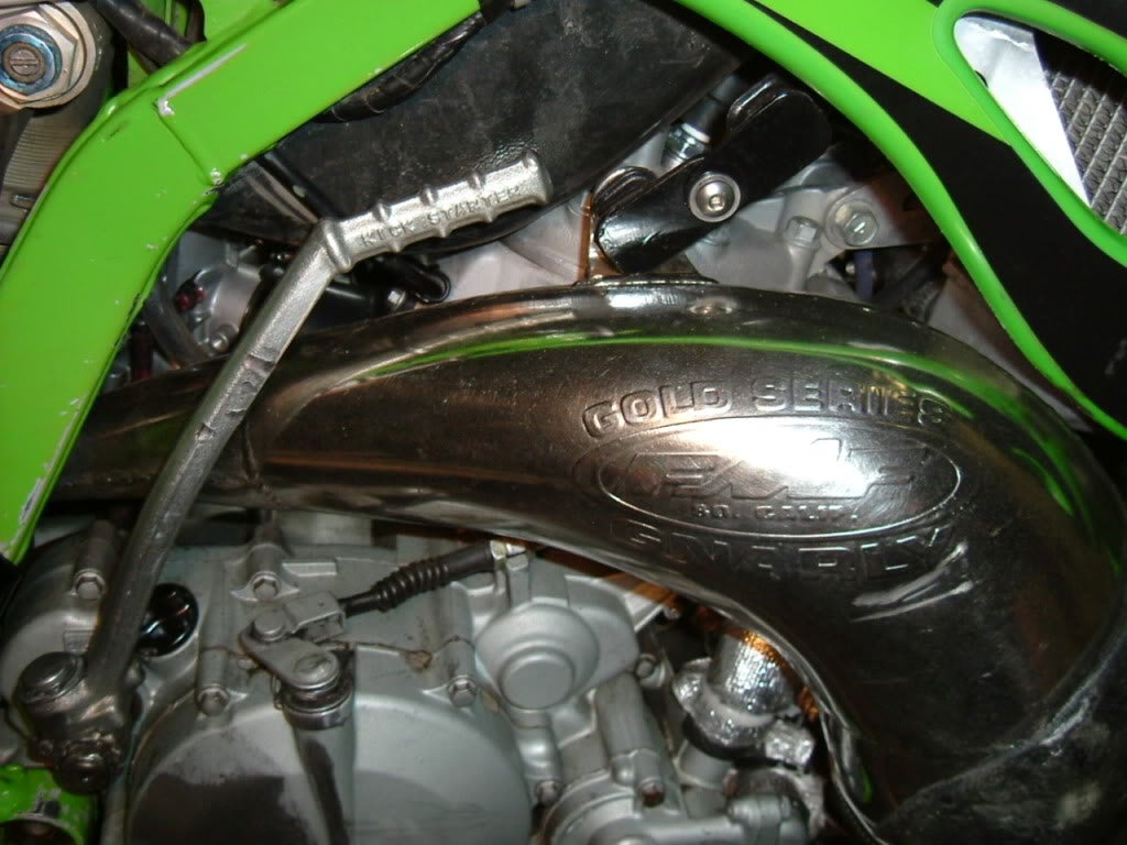 2003+ KX 125 clutch cable routing Kawasaki 2 Stroke ThumperTalk