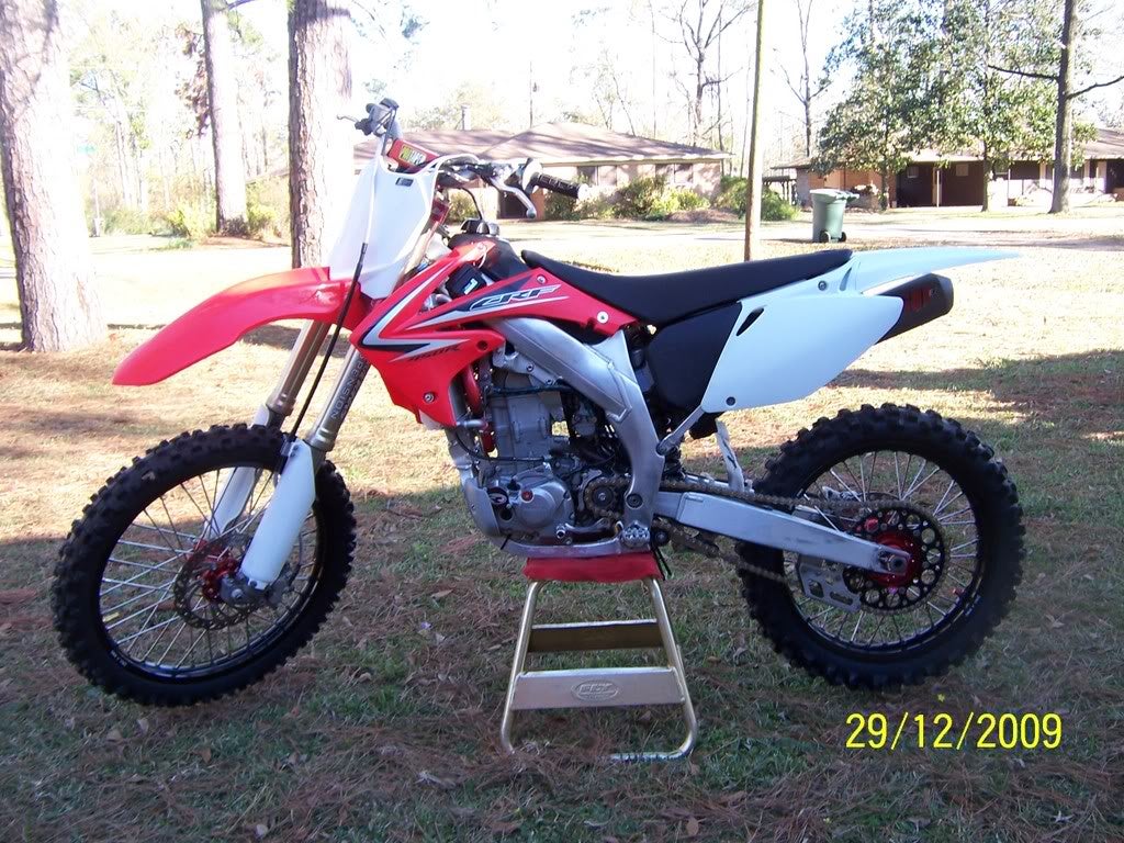 2005 crf450r plastic conversion