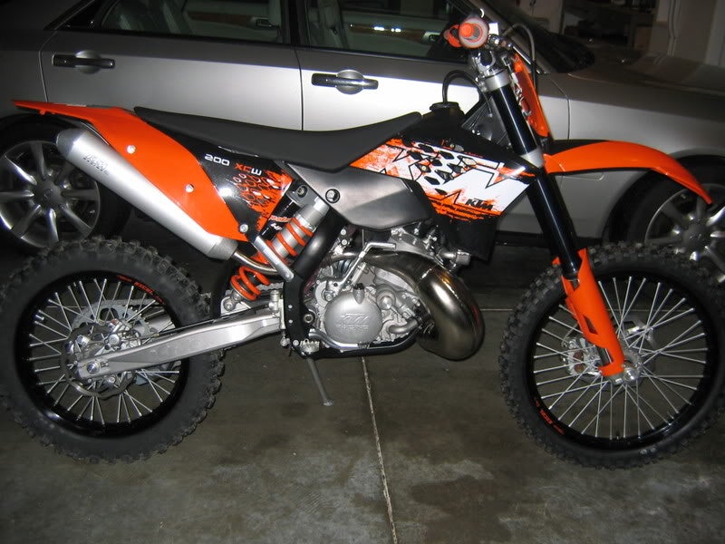 2008 ktm 200xcw