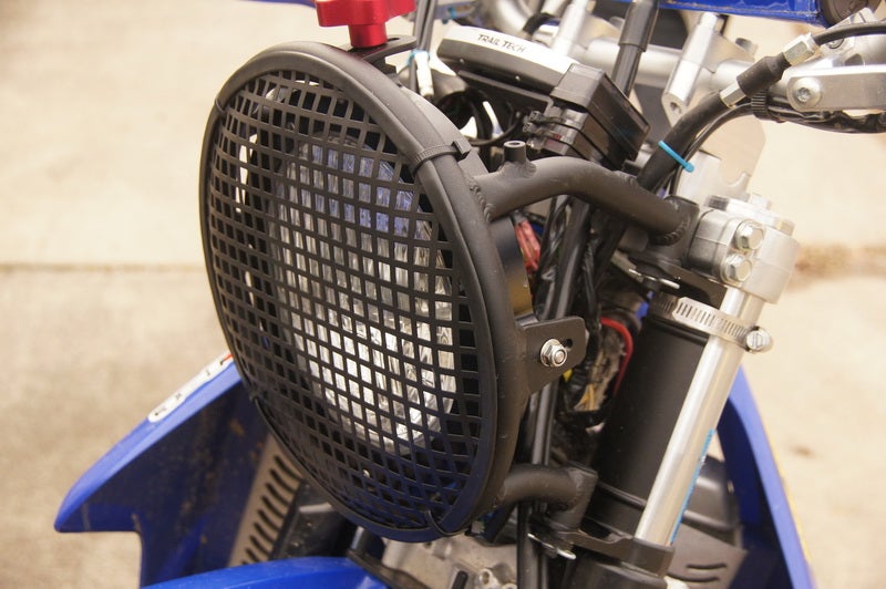 Headlight protector/grille for the Trailtech 7" Baja Light DRZ400/E/S