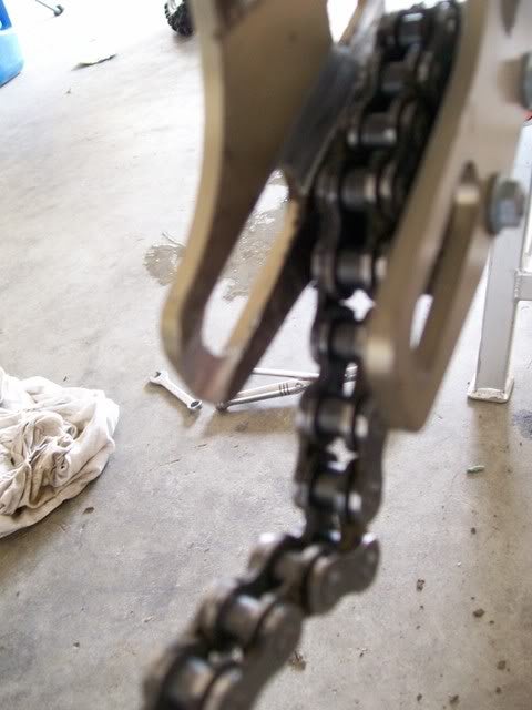 Broken chain guide mount. - CRF250X - ThumperTalk