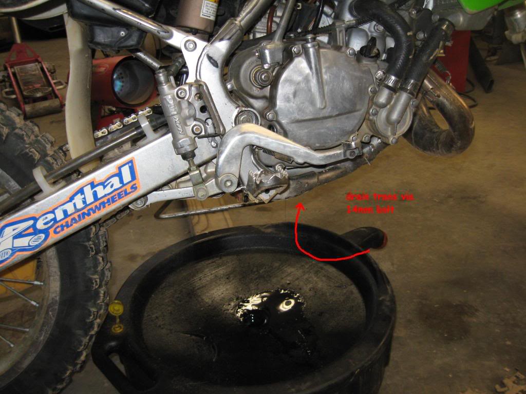 Simple questions on kx85 oil change. Kawasaki 2 Stroke ThumperTalk
