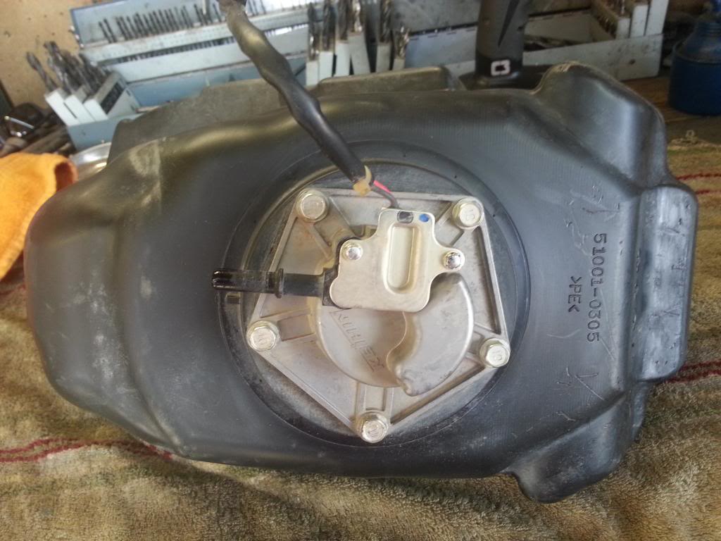 How To Remove Fuel Pump Filter KX250F/X ThumperTalk