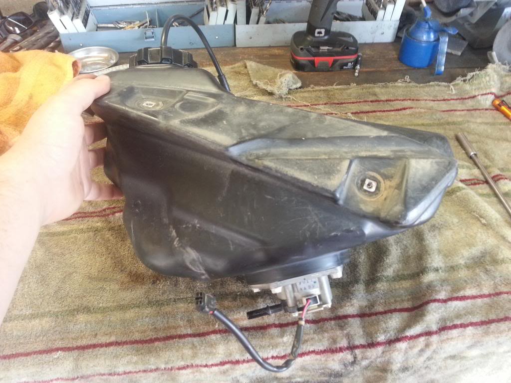 How To Remove Fuel Pump Filter KX250F/X ThumperTalk