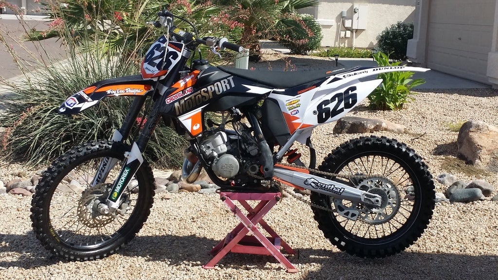 2006 ktm 125sx plastic swap to 2014 ktm 