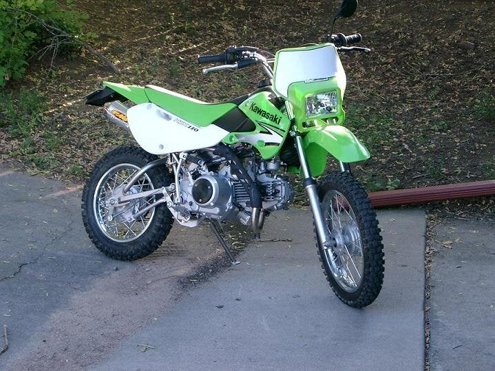 klx110 stiffer springs