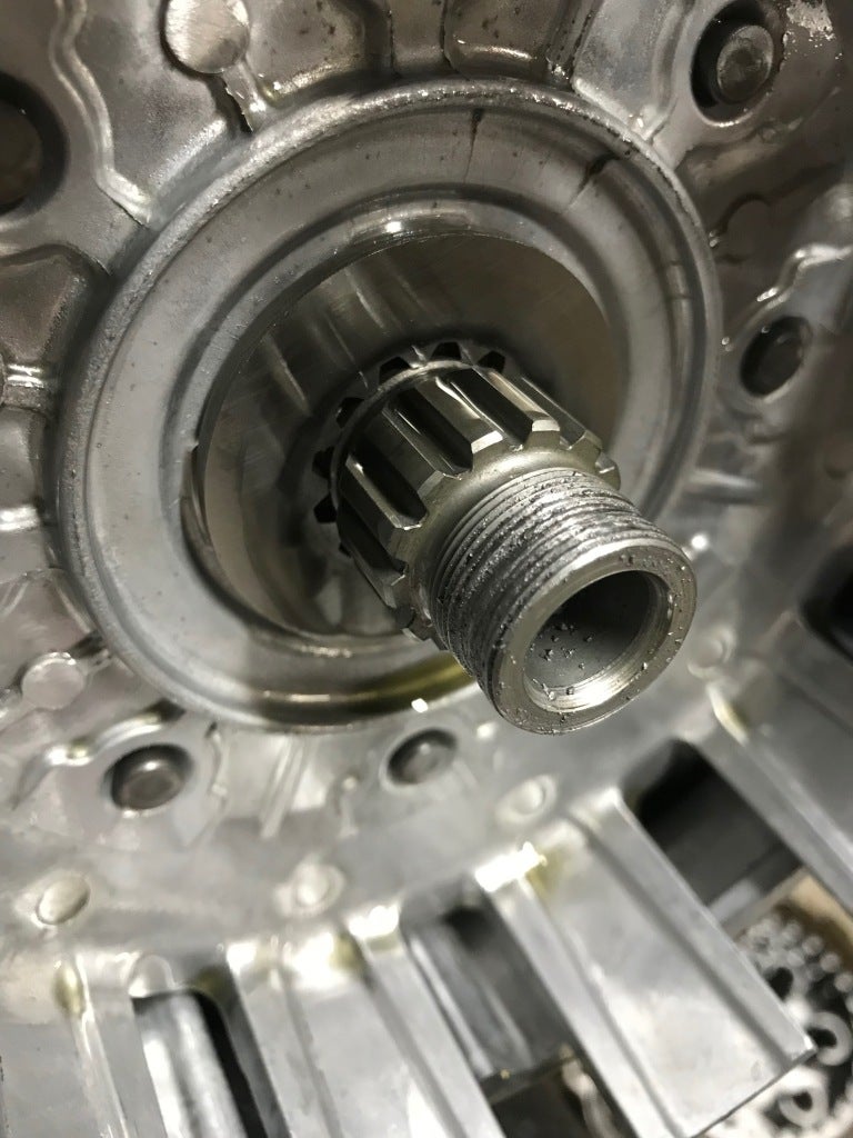 Went to remove 30mm clutch basket nut and it STRIPPED. brand new