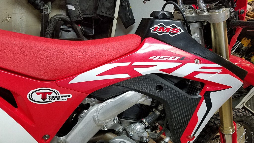 IMS 3 Gallon Fuel Tank Installation for the 2019 Honda CRF450L
