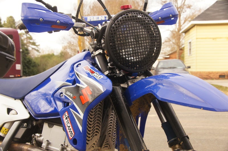 Headlight protector/grille for the Trailtech 7" Baja Light DRZ400/E/S