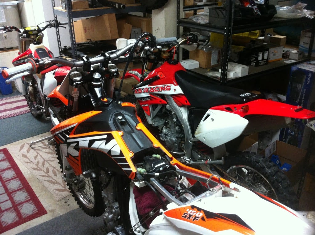 2012 450 SXF TRAIL BIKE BUILD LIST 250/350/450/505 SXF & XCF