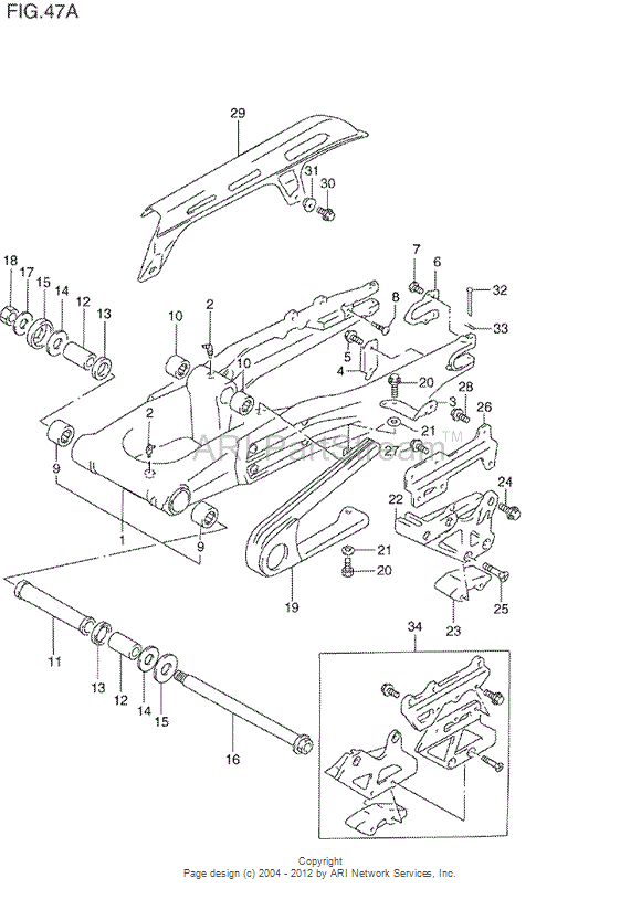 '96 DR350SE-T Chain Guide Question? - DR - ThumperTalk