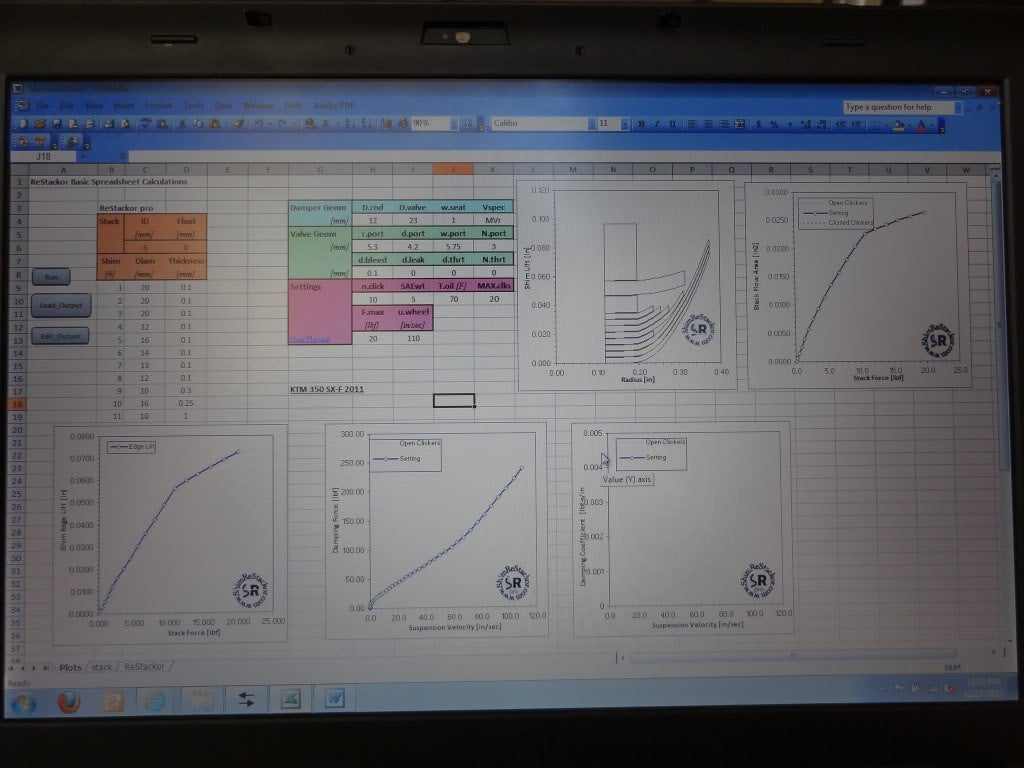 Shim ReStackor calculation Motorcycle Suspension ThumperTalk