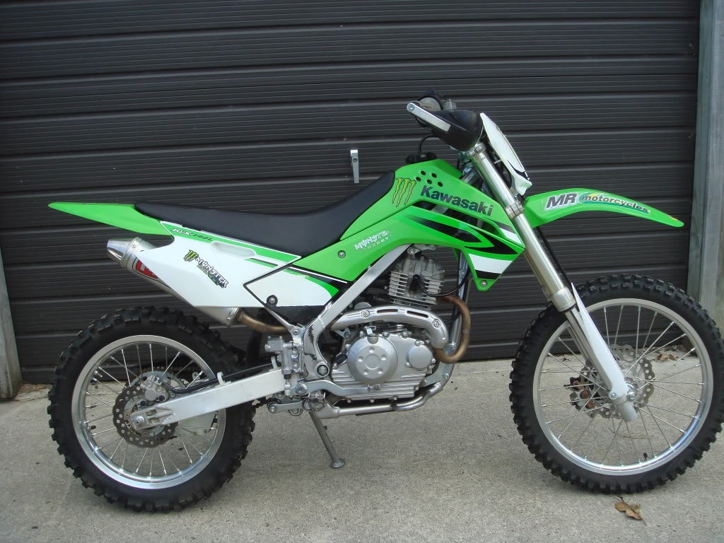 KX85 forks on a KLX140 - KLR/KLX 125/140/230/250/300 - ThumperTalk