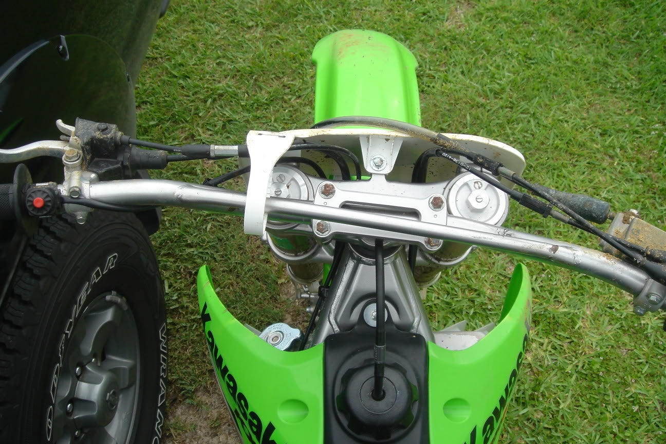 Bent handlebars clearance