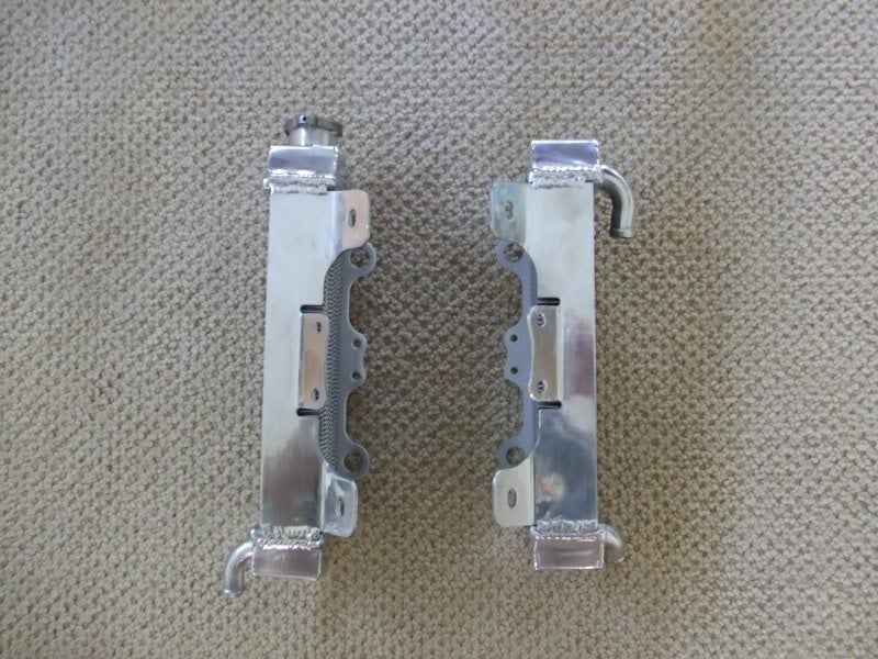 Ebay radiator review with pics Dirt Bike Pictures & Video ThumperTalk