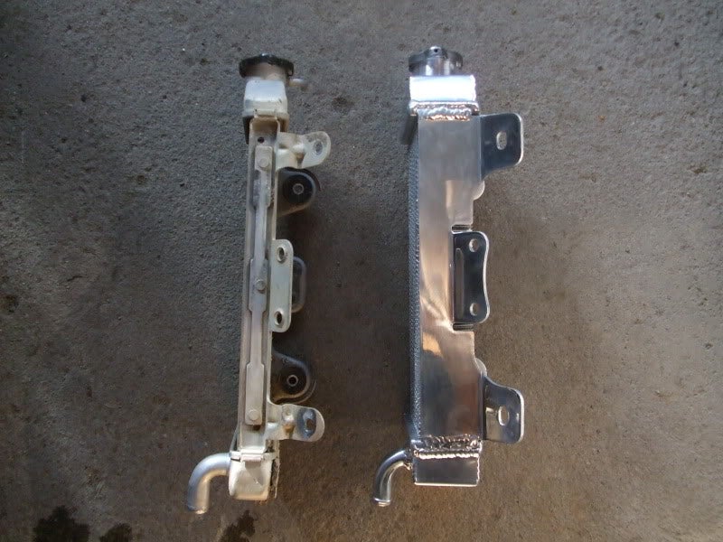 Ebay radiator review with pics Dirt Bike Pictures & Video ThumperTalk