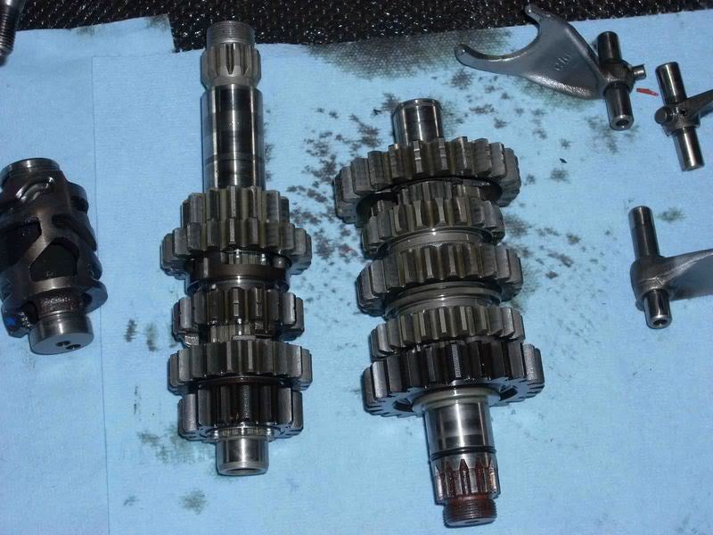 How to tell a bent shift fork YZ400F/426F/450F/450FX ThumperTalk