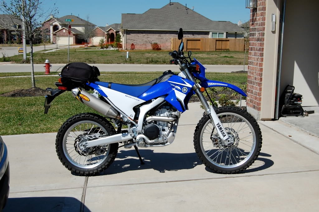 Wr250r tail outlet bag