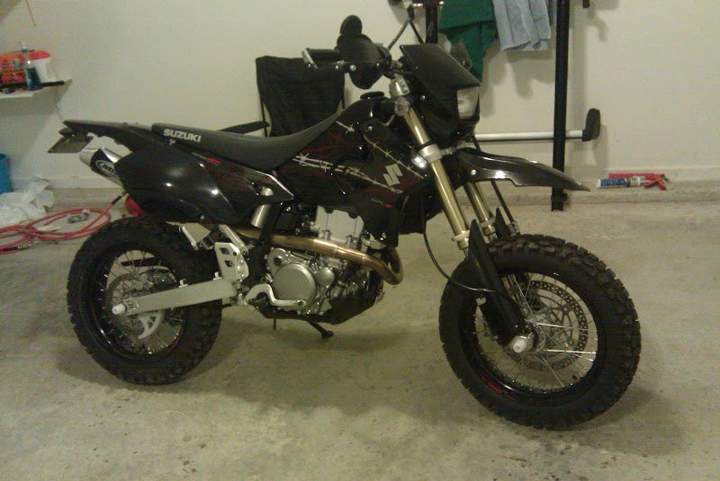Using DRZ 400 SM with dirt tires DRZ400/E/S/SM ThumperTalk