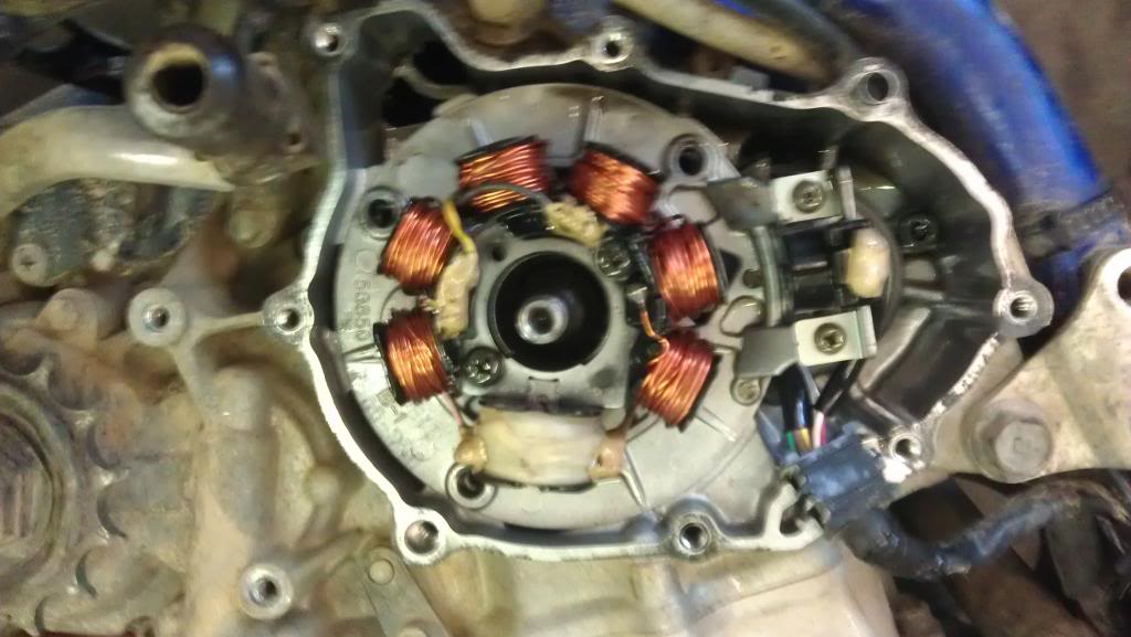 01 WR 426 Stator Problem Floating the ground WR400F/426F/450F