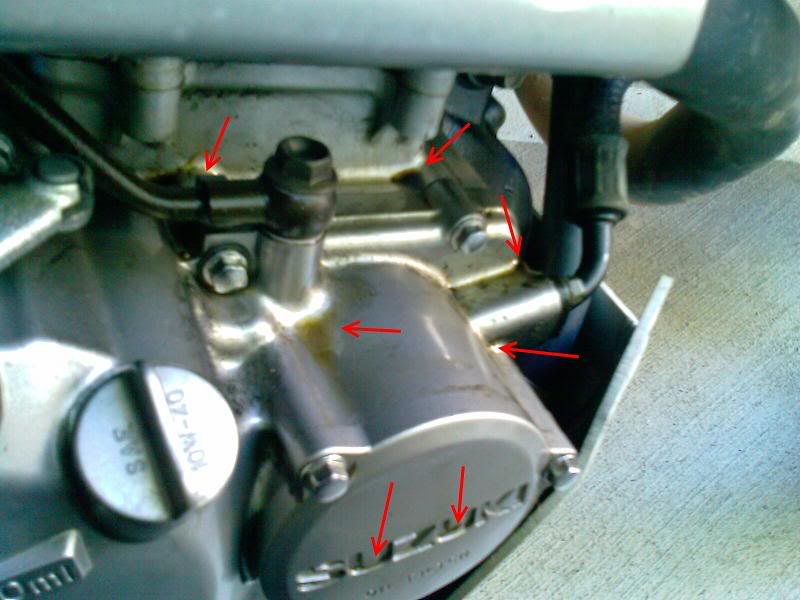 Cam chain tensioner gasket leak... DR ThumperTalk