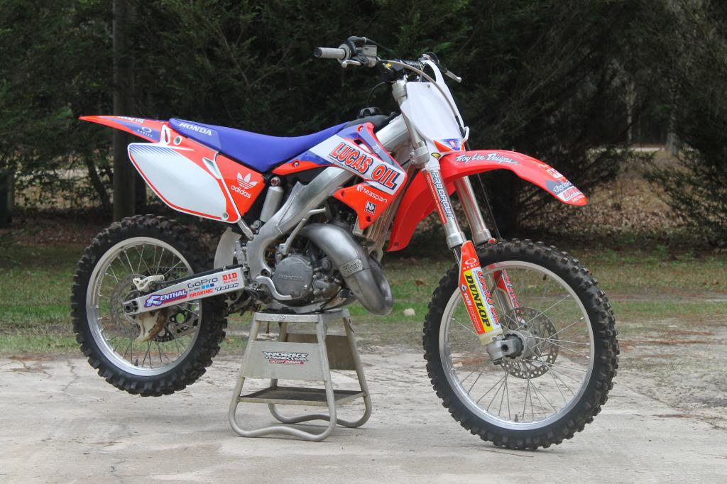 ◆5848 CR125 CR250 00-01 LUCAS OIL グラフィック