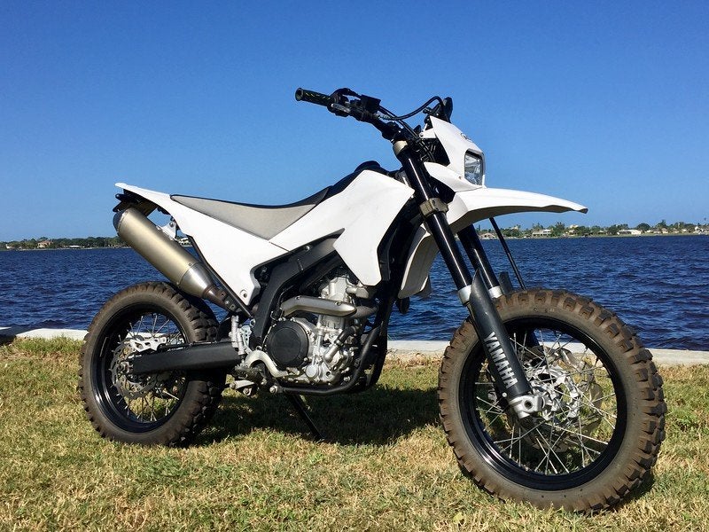 WR250X what are the fattest street tires? WR250F/YZ250F/YZ250FX