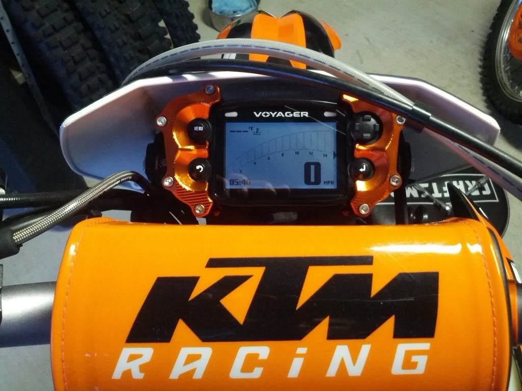 Trail Tech speedo/ dash mounting - 250 