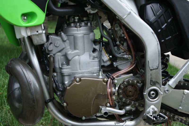 Touched up the frame on the 05 - Kawasaki 2 Stroke - ThumperTalk
