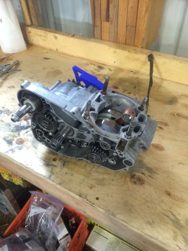 Running 2 stroke without tranny oil Yamaha 2 Stroke ThumperTalk