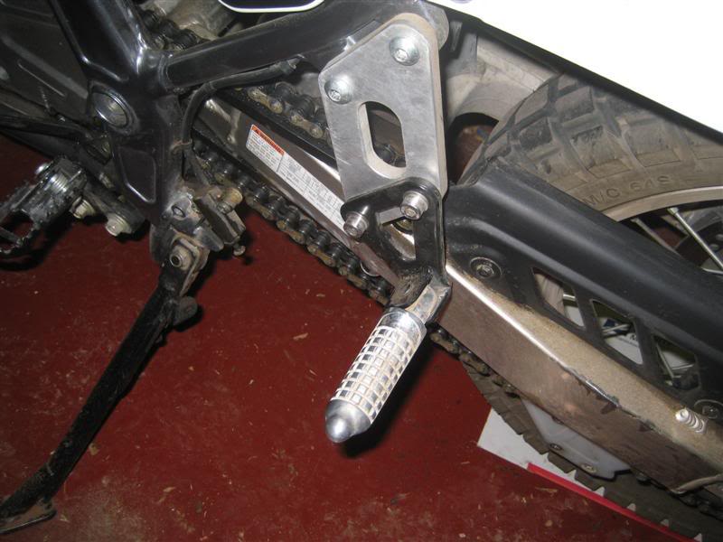 Dr650 highway shop pegs