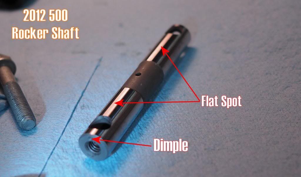 0811 KTM 450530 Rocker Shaft Upgrade, HowTo 250530 EXCF/XCFW