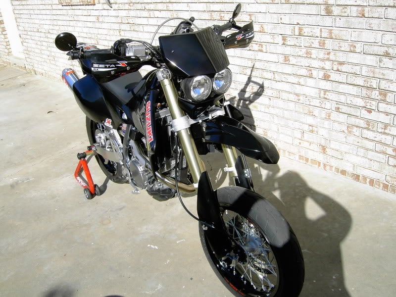 Buell headlights installed. DRZ400/E/S/SM ThumperTalk