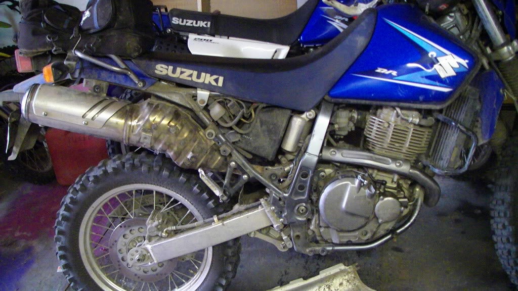 Stock Exhaust mod on a DR650 DR ThumperTalk