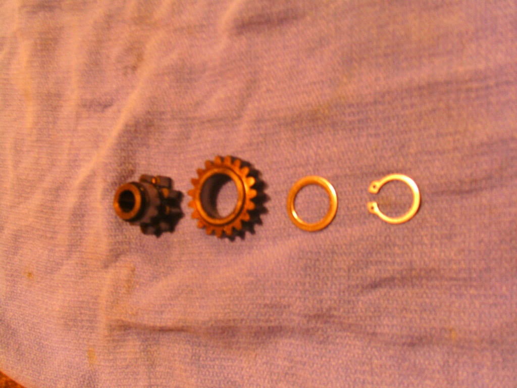 Video of pressed starter gear replacement CRF450X ThumperTalk