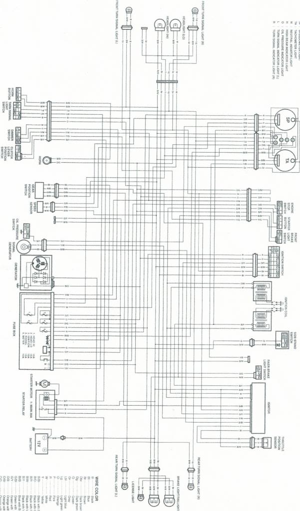 Help With Wiring Diagram Street Bike, Suzuki Gsf 600 Wiring Diagram