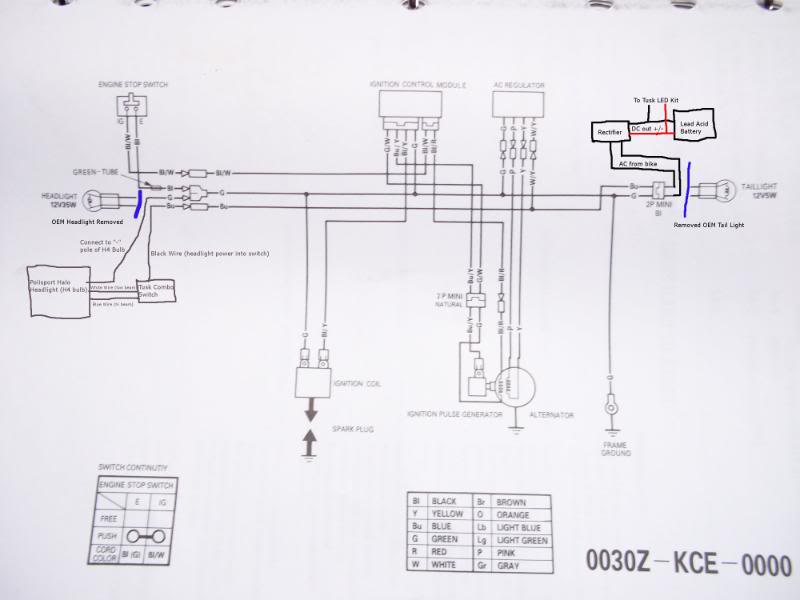 Motorcycle Lighting & Indicators Auto Parts & Accessories Honda XR250R