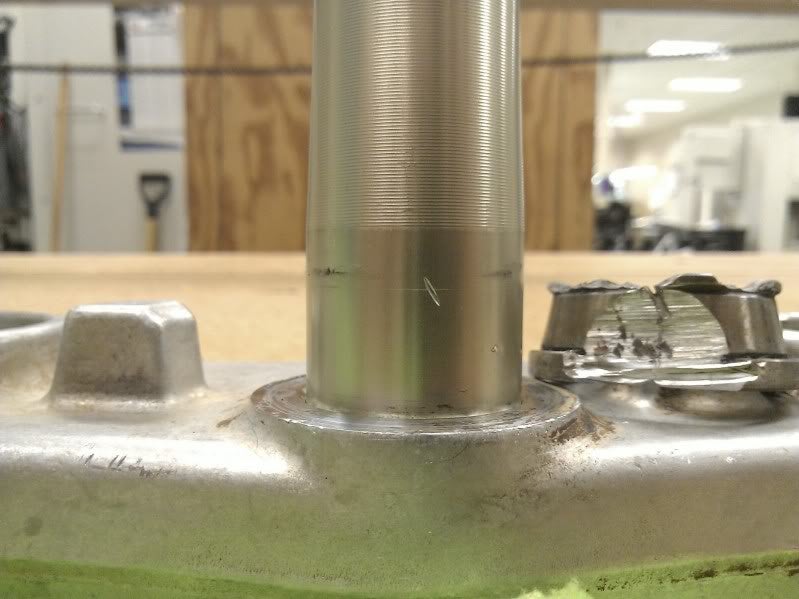 steering head bearing removal Yamaha 2 Stroke ThumperTalk