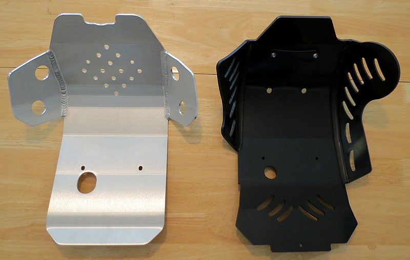 Plastic vs metal skid plate General Dirt Bike Discussion ThumperTalk