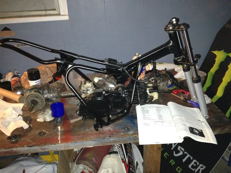 PW50 oil injection block off plate PeeWee ThumperTalk