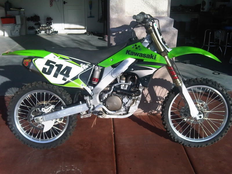 white kx250f