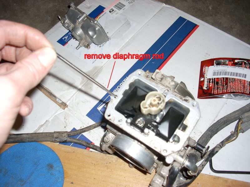 Installation of R&D Powerpump on Keihin FCR Carb (YFZ450) Motorcycle