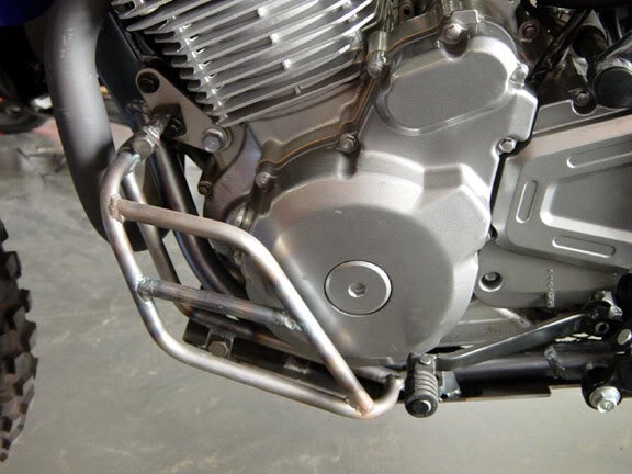 DR 650 Adventure touring engine guards - DR - ThumperTalk