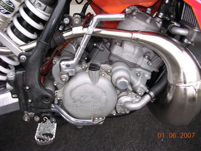 polished swingarm, who has one? Dirt Bike Pictures & Video ThumperTalk