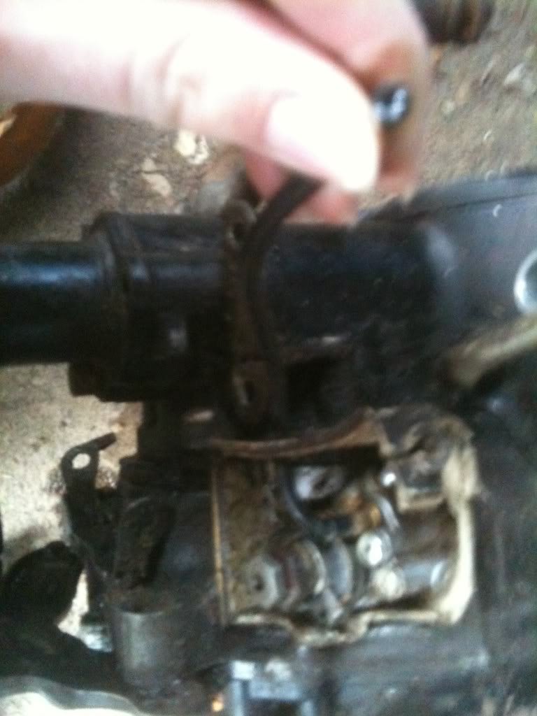 PW50 oil injection block off plate PeeWee ThumperTalk