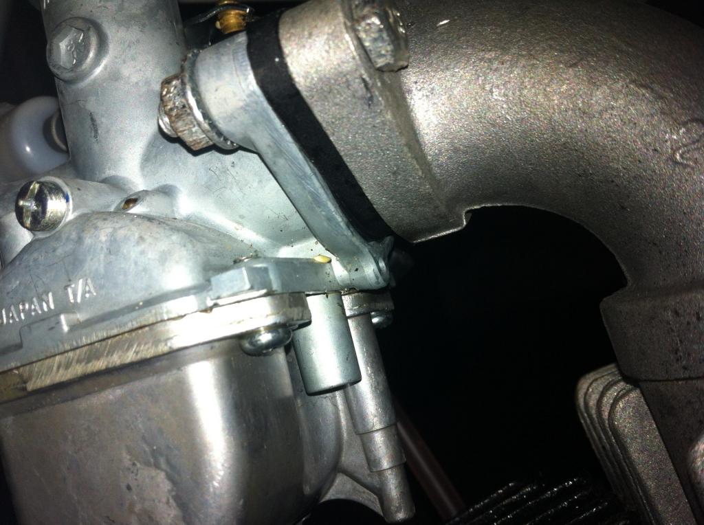Is this an Air Leak on my carb? Pit Bikes ThumperTalk