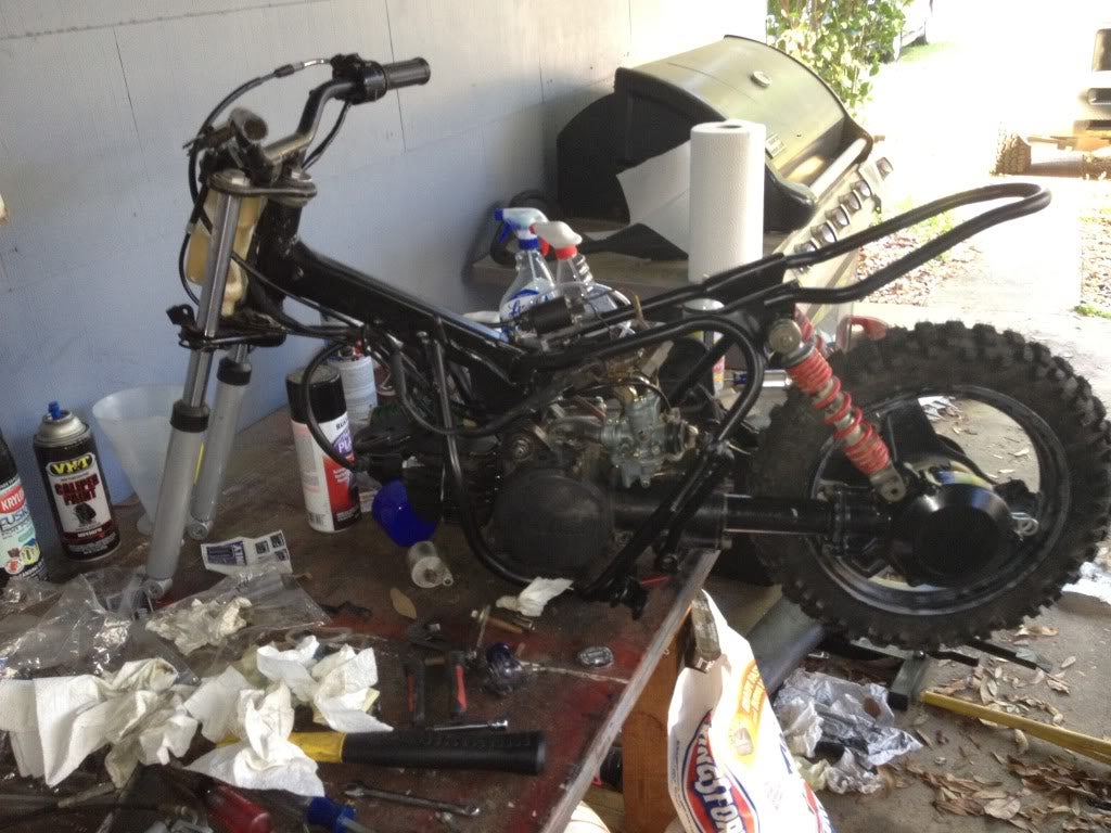 PW50 oil injection block off plate PeeWee ThumperTalk