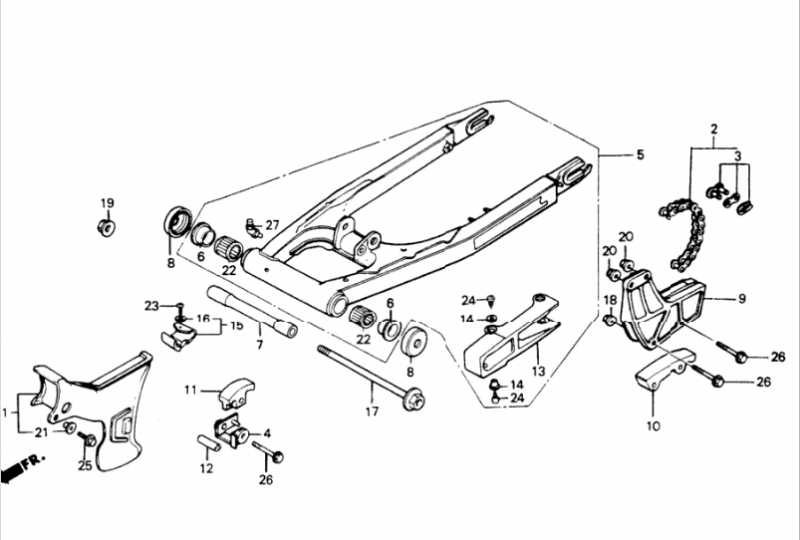 xr200 shock linkage pics needed XR/CRF80200 ThumperTalk